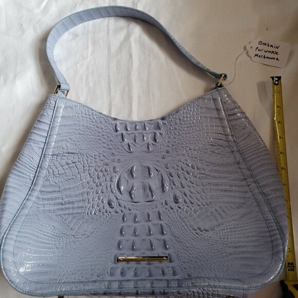 Brahmin Vada Hobo Periwinkle Melbourne Handbag - Like New - Picture 4 of 16